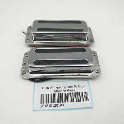 Chrome Vintage Toaster Electric Guitar Pickups For Rick Guitars 2PCS Guitar Part • $73.15