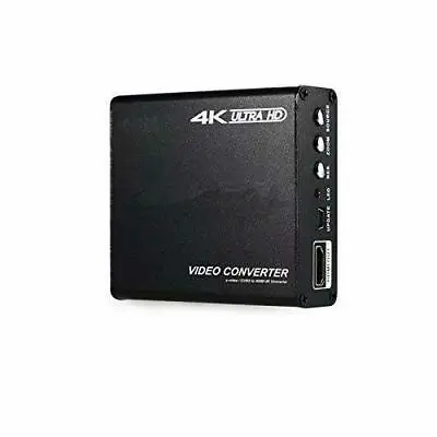 UHD 4K Composite S-Video RCA AV To HDMI Converter Upscaler 1080P HDTV Adapter • $95.65