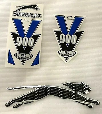 *RARE* SLAZENGER V900 PRO Bow Cricket Bat Stickers - VINTAGE • $29.99