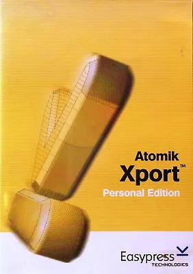 ATOMIK XPORT Personal Edition Easypress Technologies Software QuarkXpress To XML • $3.55