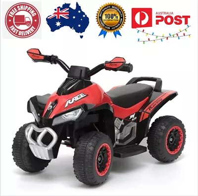 Kids' Red Electric Quad Bike Indoor/Outdoor 6V Ride-On Toy Bike Red • $109.95