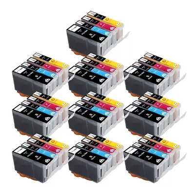 40 Ink Cartridge WITH CHIP For CANON PGI 5 CLI 8 PIXMA IP3500 IP5200 MP500 MP610 • £28.99