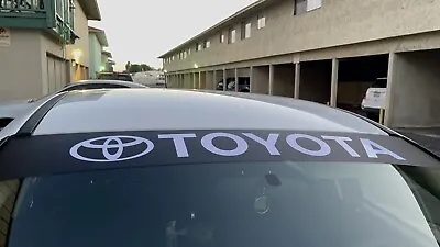 Toyota Windshield Decal Vinyl Custom Banner • $42.71