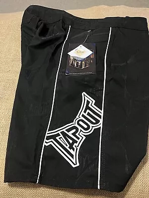 Tapout Shorts Men's 32 Black MMA Bermuda Martial Arts UFC Fighting • $30