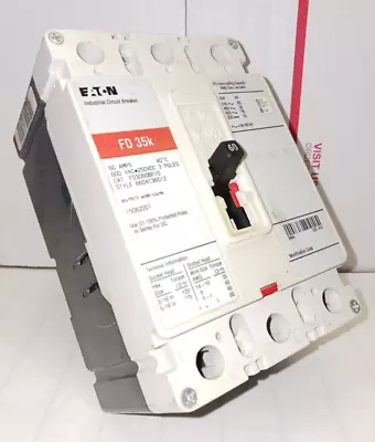 Eaton Fd3060bp10 60 Amp Circuit Breaker 3 Pole 600 Vac 250 Vdc • $449.99