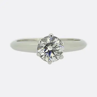 Tiffany & Co. 1.01 Carat Diamond Engagement Ring • £9550