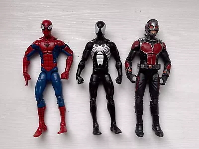 Marvel Legends 6 In Figure Lot Symbiote Black Spider Man Pizza Ant Man Hasbro • $31.99