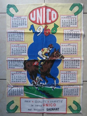 Vieux Torchon Calendrier 1979 : La Déco Rétro Et Colorée Pour Ta Cuisine