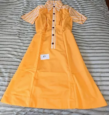  Vintage McDonald's Dress Uniform Yellow Size 4 Lot#21 • $75