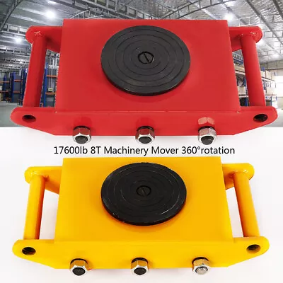 6/8/12 Ton Heavy Duty Machinery Roller Mover Machine Dolly Skate Cargo Trolley • $32