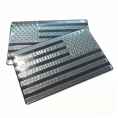 $10.31 • Buy 2Pcs 3D Metal American Flag Car Stickers Emblem Badge Decals Decor Aluminum    