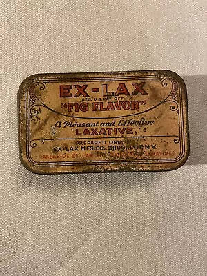 Antique Vintage Ex-Lax Tin Fig Flavor • $9.99