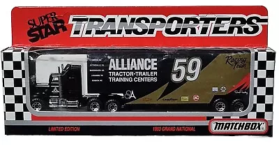 1:87 Matchbox Nascar #59   Alliance®  Racing™super Star Transporter™ Truck • $16.90