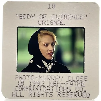 35mm Slide Of Madonna In Body Of Evidence Movie Vintage Publicity Promotion #12 • $24