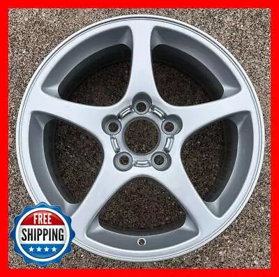 CHEVY CORVETTE C5 2000-2004 Factory OEM Wheel 18x9.5  REAR Rim 5104 Silver #A • $255