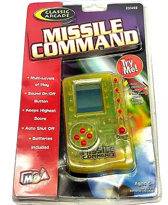 Vintage 1998 MGA Missile Command Handheld Classic Arcade Game Sealed Free S&H • $13.95