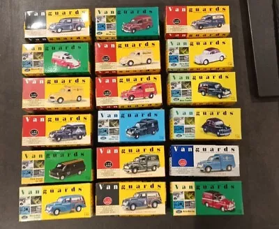£14.99 • Buy 18 Vanguards Morris Minor Vans 1:43