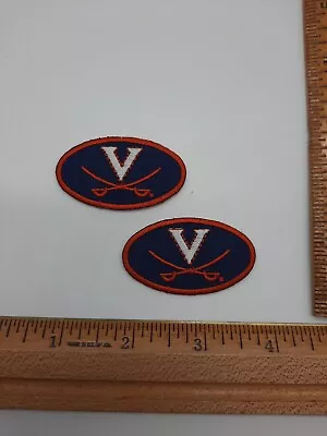 2X Univ Virginia Cavaliers Vintage Oval Throwback Jersey Iron On Patch Crest 2  • $9.99