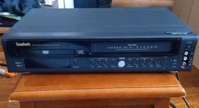 Symphonic WF802 DVD/VCR Combo Player VHS Recorder NO Remote   Tested Works • $43.99