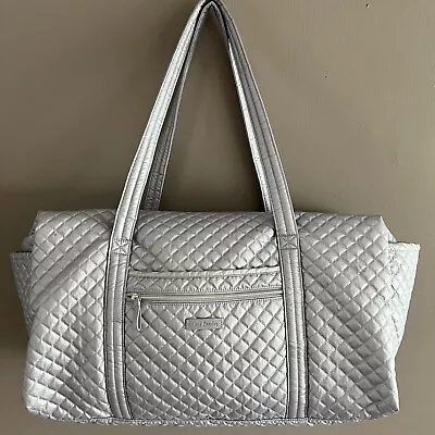 Vera Bradley Iconic Large Travel Duffel Bag Lavender Pearl • $39.95