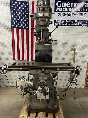 Supermax Milling Machine With 42  Table • $2999.99