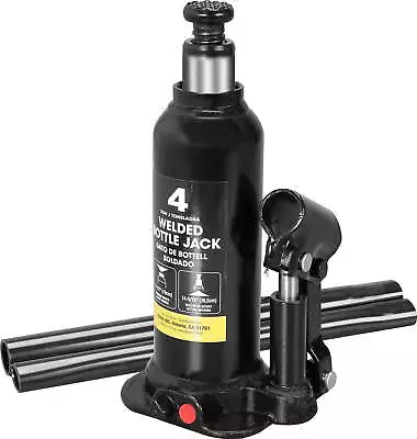 Jacks DT90403BB Hydraulic Welded Bottle Jack 4 Ton (8000 Lb) Capacity Black • $18.96