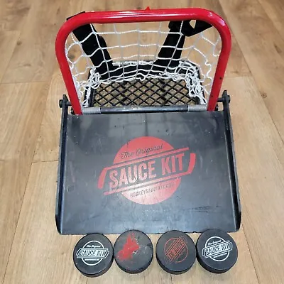 Hockey Sauce Kit The Original Games Training Trick Shot Kit 1 NET + 4 Pucks • $44