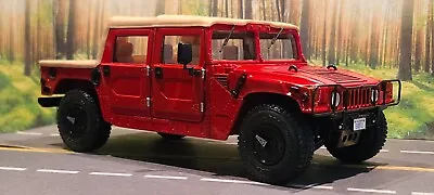 1/18 Exoto ThunderTrac 1995 AM General Humvee Diecast Red Military Hummer • $289