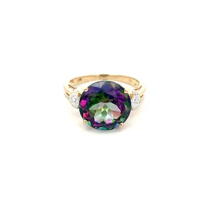 14kt Yellow Gold Mystic Topaz Ring • $349.99