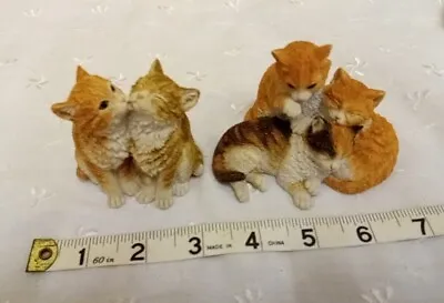 Country Artists A Pair Of Cats/ Kittens Figurine Licking Each Other (5 Kittens)  • £10