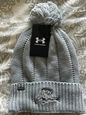 Under Armour Auburn Gray Beanie Stitched Logo NWT • $13.99