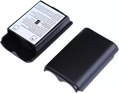 2X Black Battery Pack Cover Shell Case Kit For Xbox 360 Wireless Controller (Bl • $9.06