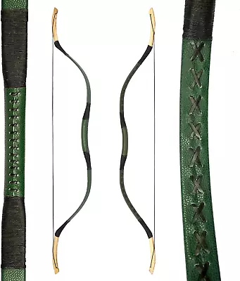 AF Archery Fiberglass Recurve Bow Traditional Horse Bow For Mounted Archery And • $69.99