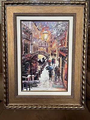 Daniel Wall  Venice Snow  Giclee In Color W/Hand Embellishments Signed - COA • $549.99