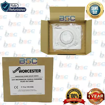 Worcester Mt10 Single Channel Mechanical Time Clock 87161066630 Was 7716192036 • £69.54