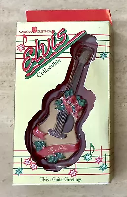 Elvis Guitar Greetings Ornament American Greetings Collectible 1997 NEW • $6.97