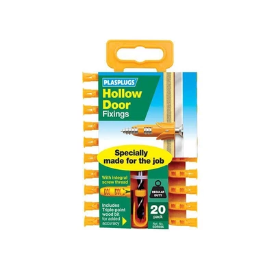 £8.55 • Buy Plasplugs    SDR556 Hollow Door Fixings (20)