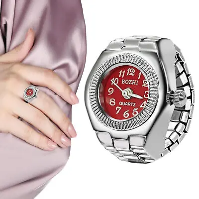 Finger Ring Watch Elastic Band Quartz Analog Watch Creative Gift For Men Women • $7.90