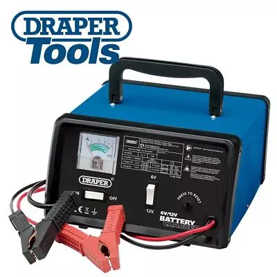 £35.99 • Buy DRAPER 4.2A 6V/12V Car Boat Bike Van Lorry Battery Charger Starter Booster 20486