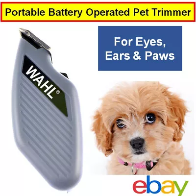 Wahl Cordless Pet Dog Fur Trimmer Clipper Cat Grooming Pocket Pro Hair Trimmers • $44.95