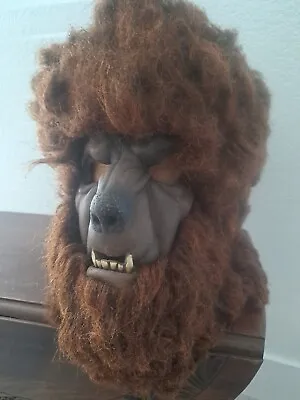 Paper Magic Group Vintage Wolfman Universal Adult Halloween Werewolf Mask 1997 • $111