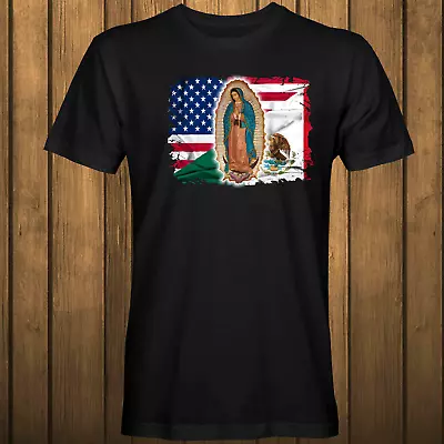 T-SHIRTS Virgen De Guadalupe -Madre De Mexico-USA Virgen Maria  Playeras UNISEX • $23.99