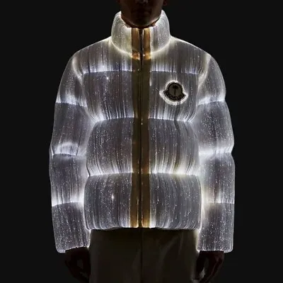 1of700 MONCLER PALM ANGELS MAYA70 Anniversary Jacket LED Light Glow Bright 3 M L • $11500