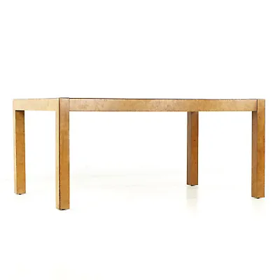 Milo Baughman Style Mid Century Burlwood Dining Table • $3795