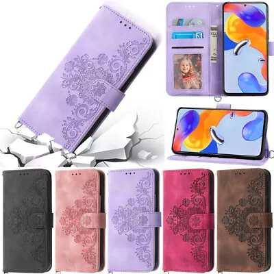 For Xiaomi Redmi A2+ A1 12C Note 12S Flowers Wallet Leather Case Flip Cover • $18.69