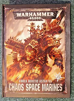 Warhammer 40000  Codex HERETIC ASTARTES Chaos Space Marines 2019 Edition • £4