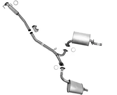 Middle Resonator & Mufflers For Mazda 6 2003-2008 V6 Sedan & Hatchback • $602