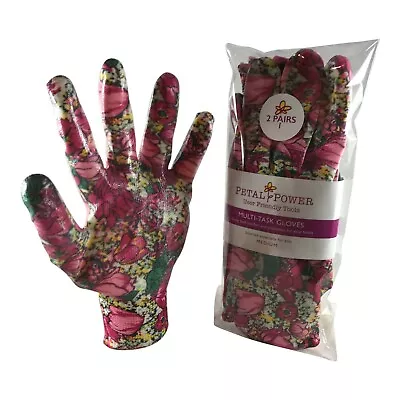 2 Pairs Ladies Gardening Gloves - Work Gloves For Women. Best Ladies Garden Gift • £6.95