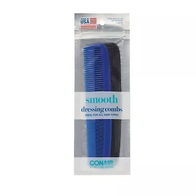 Conair Hair Men's Dressing Combs Assorted Colors 2 Pack • $5.99