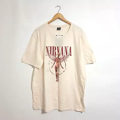 NEW Nirvana T Shirt 3XL In Utero Short Sleeve 100% Cotton Kurt Cobain Men Womens • $39.95